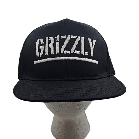 Grizzly Griptape Snapback Hat Cap Skateboarding One Size Spell Out Logo NEW - Picture 1 of 7